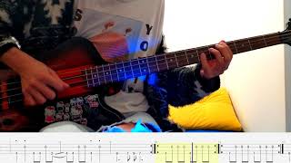 My Sharona – Nirvana – Bass cover with tabs (4k)