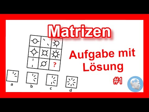 Practice Aptitude Test - Logical Thinking - Matrices #1 | Exercise with Solution