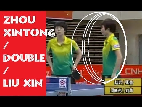 [TT LP Penhold] Zhou Xin-Tong 2013 China SupaLiga(Doubles with Liu Xin) FULL