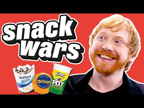 Rupert Grint Tries American and British Snacks | Snack Wars @ladbiblestories