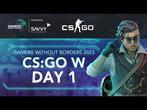 [PT] Gamers Without Borders 2023 – CS:GO W – Day 1