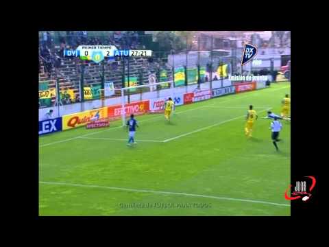 SEGUNDO GOL DEL PULGA - DEFENSA 2 ATLETICO 5 - FECHA 3 B NACIONAL (25 08 2012)