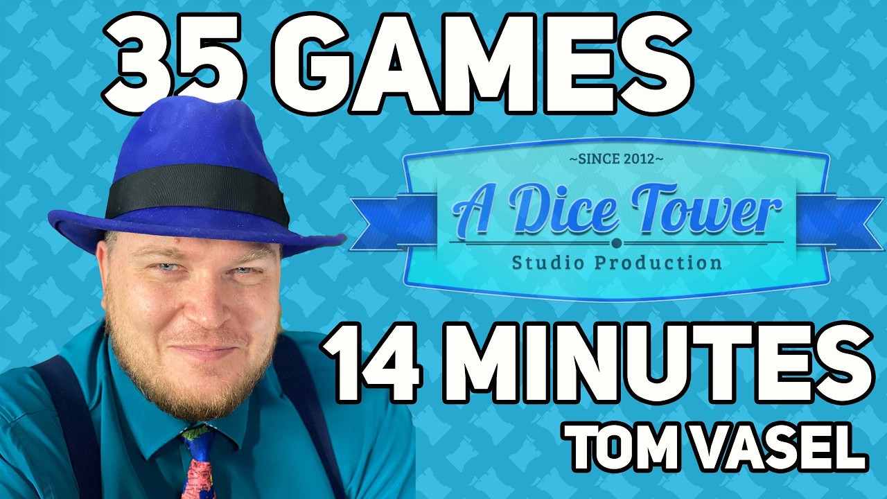 35 Games in 14 Minutes - with Tom Vasel