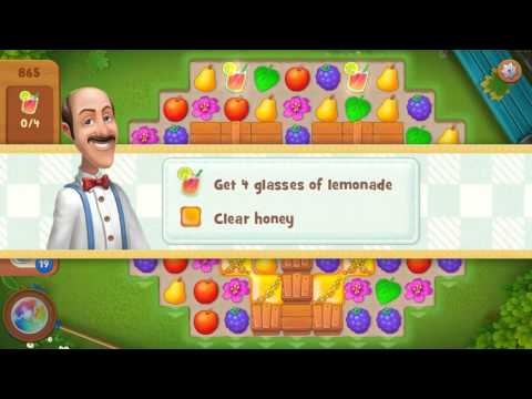 Gardenscapes level 865