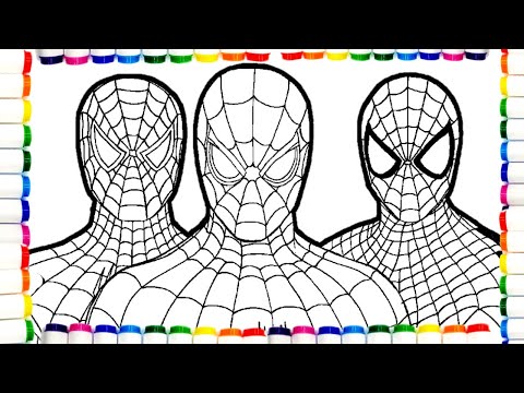 Spider-Man Team Coloring Pages |Coloring Spiderman and His Friends Elektronomia - Energy NCS Release