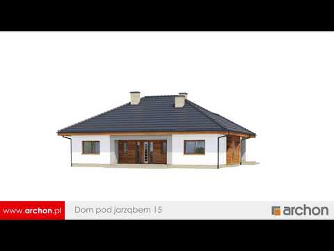 Dom pod jarząbem 15 – Mały, funkcjonalny dom parterowy I ARCHON+ Projekty Domów