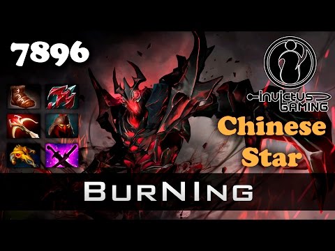 BurNIng Shadow Fiend - 7896 MMR China Dota 2