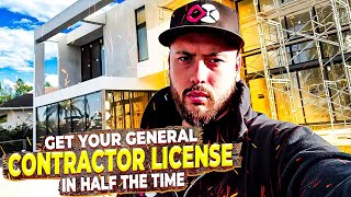 Learn how I got my Florida General Contractor license in Half the time