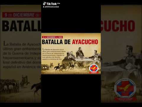 #09DIC25|| #efemeridesHoy se Cumplen 201 años de La Batalla de Ayacucho.#ceofanb #ejercito_ve