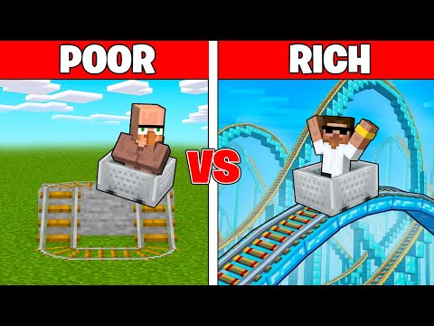 Carry and Doorbin Built a Roller Coaster in Build Battle in Minecraft..