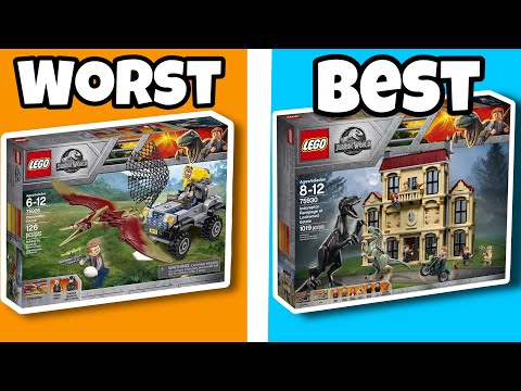 Ranking All LEGO Jurassic World Fallen Kingdom Sets!!!