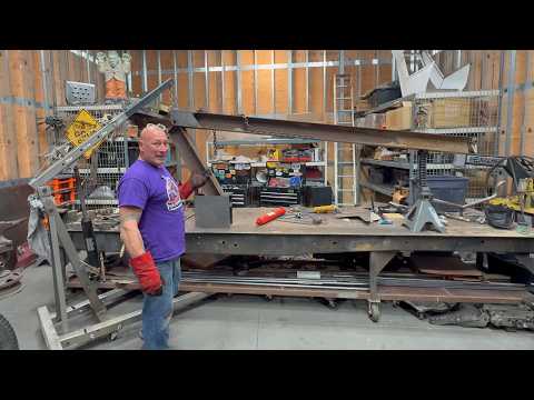 "56 Rat Rod Truck: Ian Roussel Builds A Beast: The SCRAP CRANE Is ALIVE!