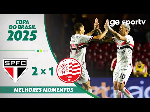 Gols e lances de São Paulo x Náutico