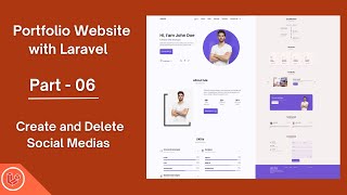 Download the video "Build a Portfolio Website with Laravel 12 (Beginner Friendly!) | Create, Delete Social Media section"