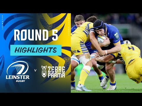 Leinster v Zebre Parma | Highlights | Round 5 | 2025/26