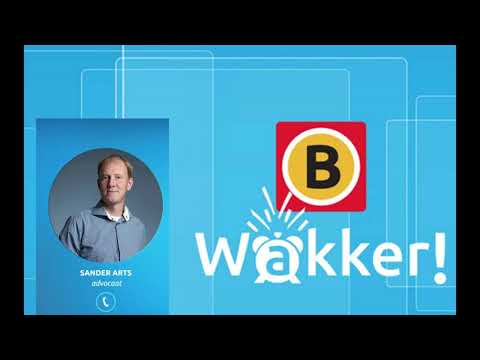 Sander Arts als strafrechtadvocaat in het programma Wakker! / Omroep Brabant