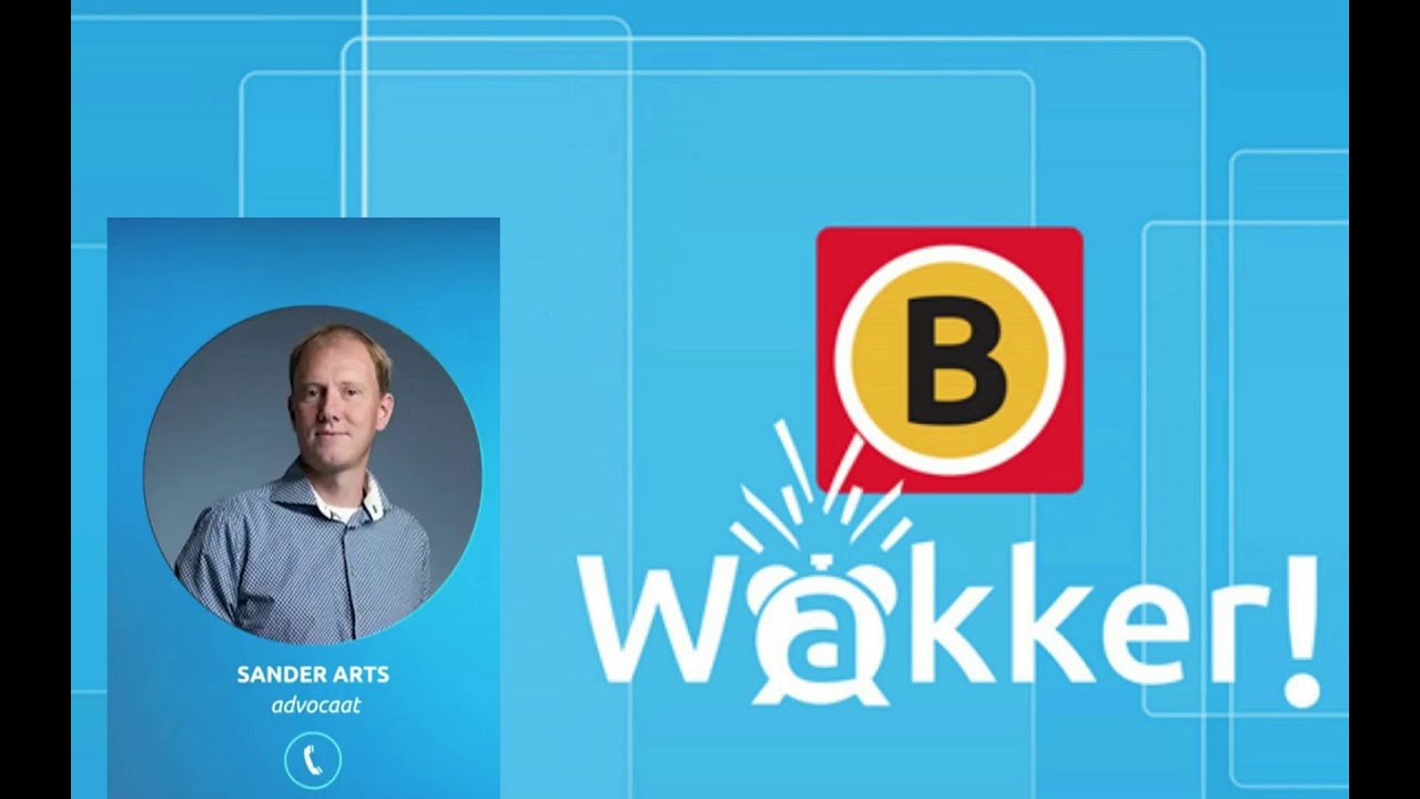 Sander Arts als strafrechtadvocaat in het programma Wakker! / Omroep Brabant