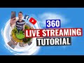360 Live Streaming Tutorial: 360 Degree Video on Facebook Live and YouTube!