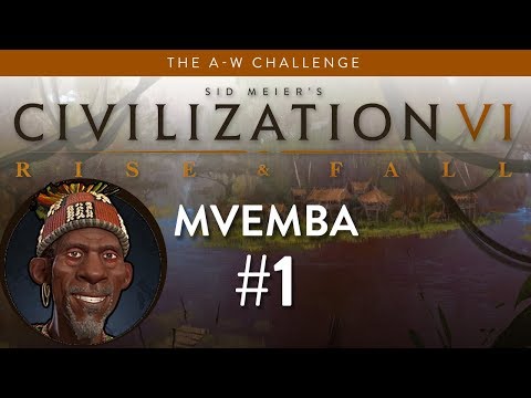 Let's Play Civilization 6: Rise and Fall - Deity - Mvemba part 1