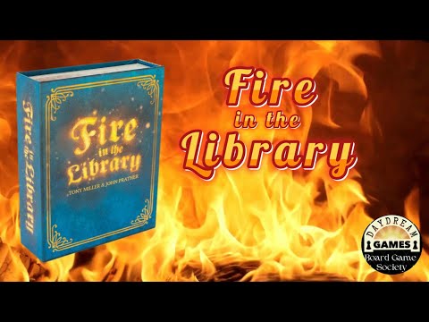 Fire in the Library Daydream Games Board Game Society Reviews