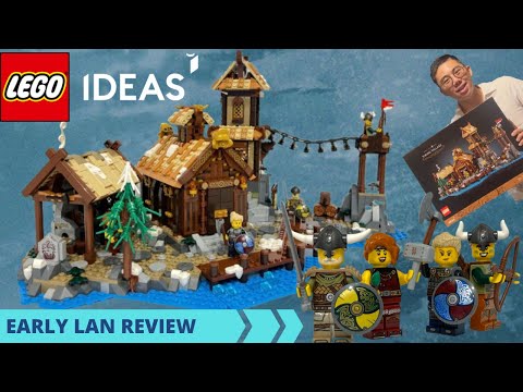 LEGO VIKINGS IS BACK: Viking Village EARLY Ideas Set 21343 Review!