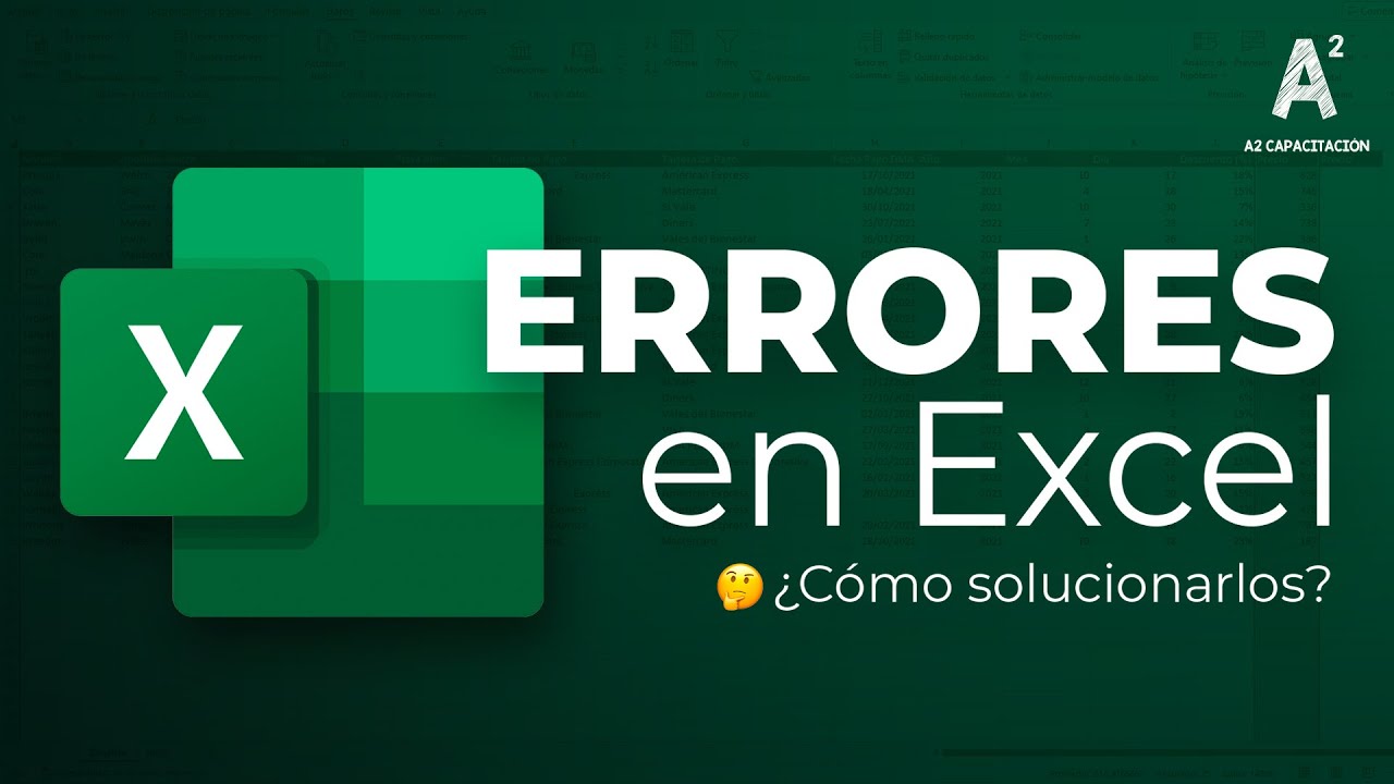 ¿Cuáles son los errores más comunes en Excel? 🧐