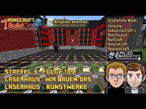 Let´s Play Buildcraft [HD+] S03E135 - Laserhaus - Wir bauen das Laserhaus & Kunstwerke