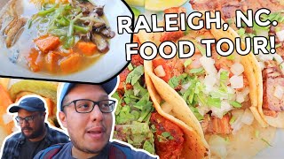 DELICIOUS 😋 Raleigh, NC. Restaurant FOOD TOUR! Best Food In RALEIGH 2021