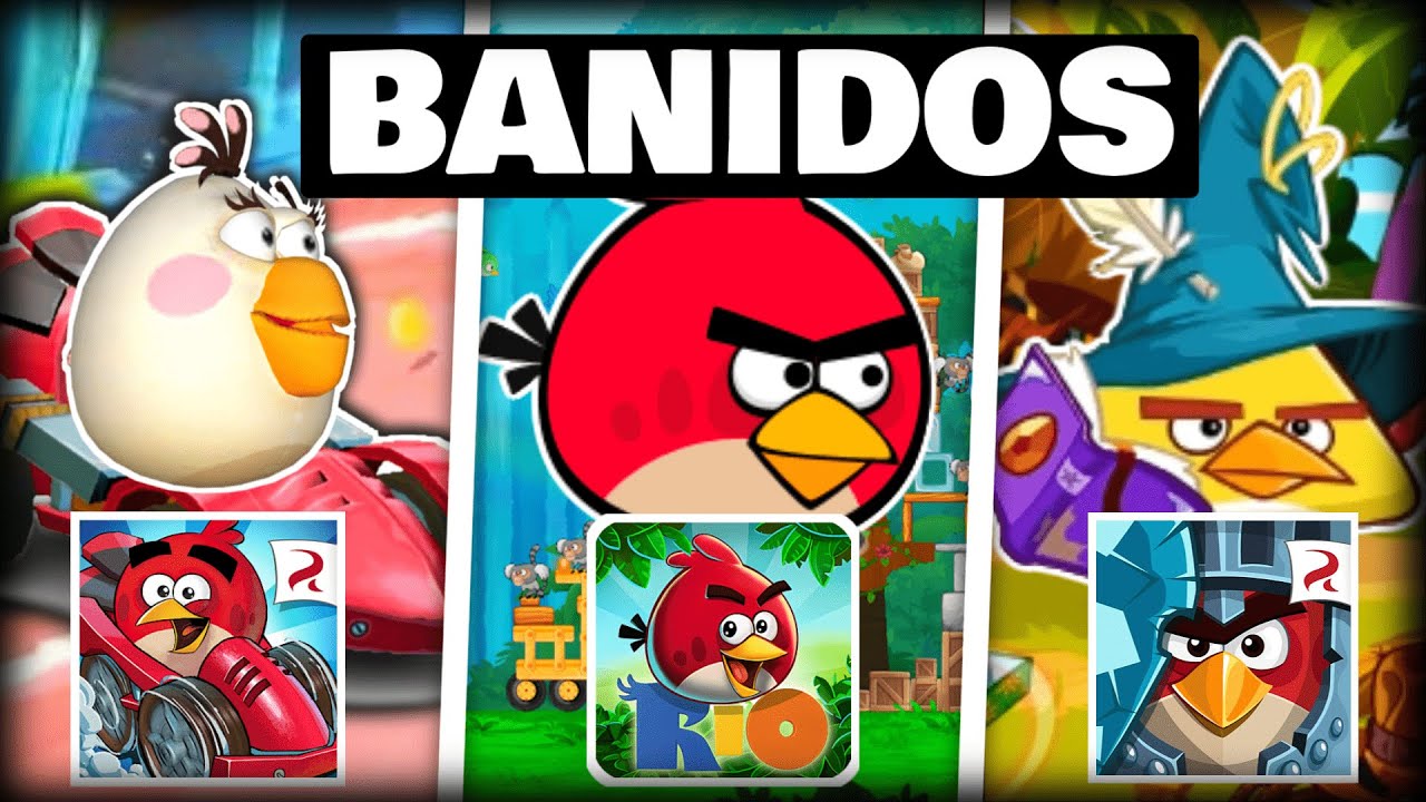 ANALISANDO os JOGOS de ANGRY BIRDS que foram BANIDOS