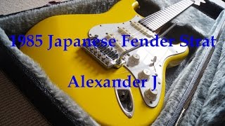 Video thumbnail for 1985 Japanese Fender Strat test video - Alexandra J W by Alexandra JW