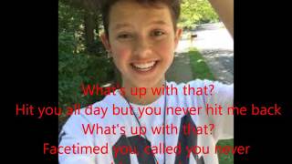 Jacob Sartorius Ft. BlackBear - Hit Me Back (Lyrics)