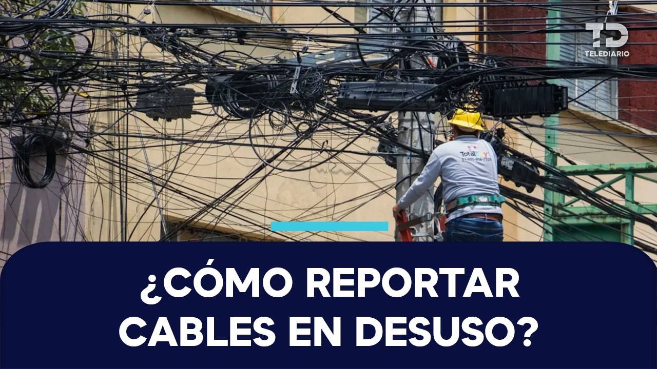 ¿Cables colgando frente a tu casa? Así puedes reportarlos en la Ciudad de México