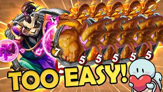 TOO EASY With This Buddy! | Hearthstone Battlegrounds