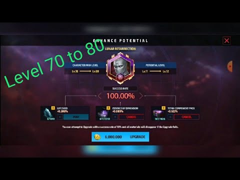 Moon Knight level 70-80 cost details. WBL Knull comparison. Marvel Future Fight - Mh Gaming.