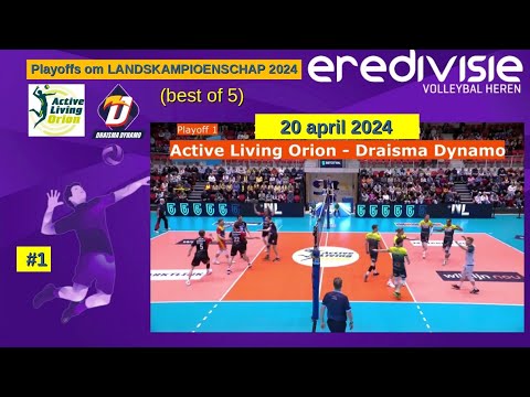 PlayOff 1 Active Living Orion - Draisma Dynamo (20 apr 2024) om kampioenschap 2024, Big Points