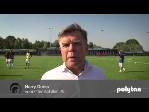 Polytan installation artfificial turf at Achilles'29, Netherlands