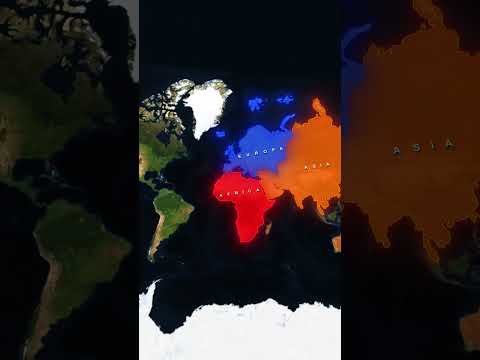 Cuantos continentes realmente existen? #geografía