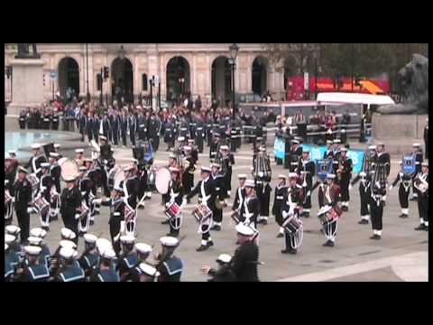 Massed Bands of the Sea Cadet Corps - National Trafalgar Parade 2012