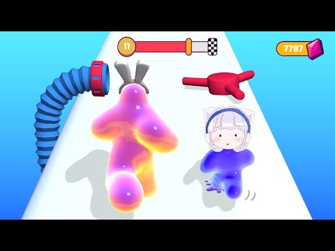 [Mobile Game] Collect slimes and make them bigger! Blob Runner 3D