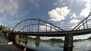 preview picture of video 'Girl With The Dragon Tattoo bridge crashed by viking boat'