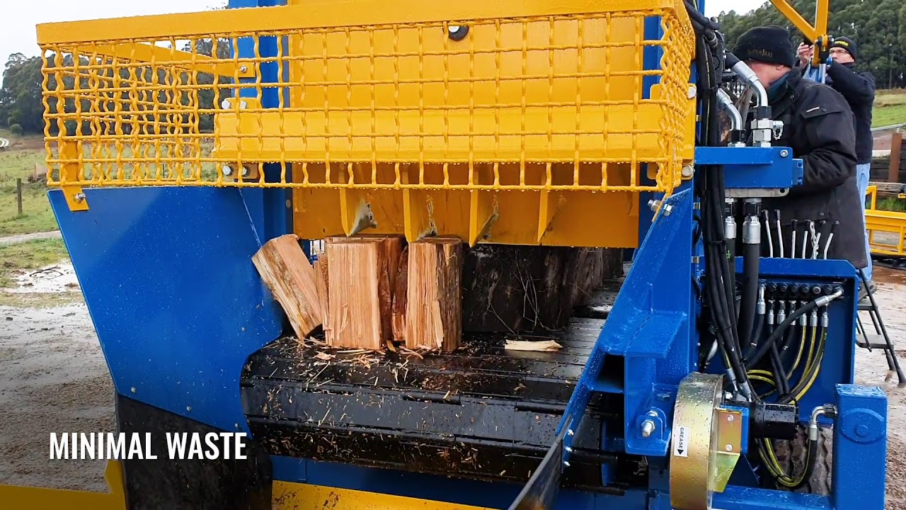 Rex 900 2020 model Firewood Processor designed by Whitlands Engineering