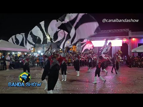 Coreográfico da Banda Marcial BAMAR no Concurso de Bandas e Fanfarras em Mata de São João 2024