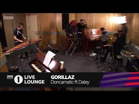 Thumbnail for Gorillaz - Doncamatic Ft. Daley | Live at BBC Radio 1, Live Lounge Sessions (18/11/2010) by Gorillaz