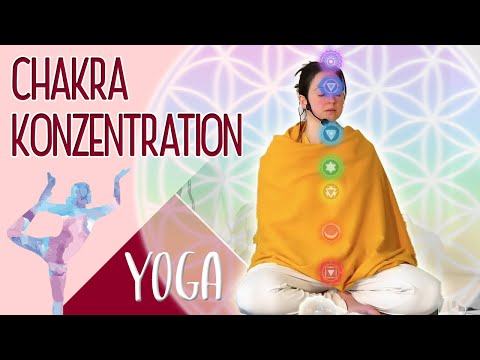 Mittelstufe "Chakrakonzentration" mit Sarada - Yoga Vidya Grundreihe Live - 09:15 Uhr 25.03.2021
