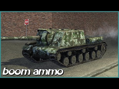 WOT Blitz boom ammo / ISU-130 / 4 frags / 4.7k dmg