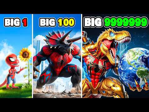 Upgrading to Biggest Dino SPIDERMAN in GTA 5