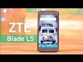 Видеообзор ZTE Blade L5 Gray
