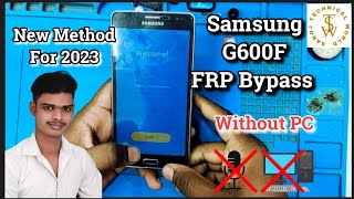 SAMSUNG On 7 FRP Bypass 2023 | SM-G600F Google Account Unlock 2023 | Samsung FRP Bypass