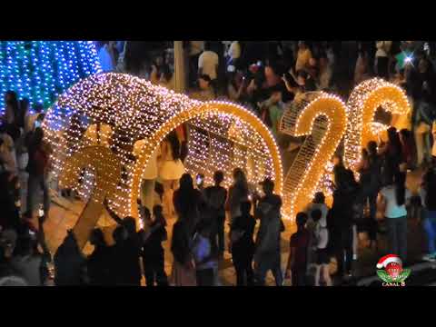 Así se vivió el encendido del alumbrado navideño en Planadas Tolima. 29/11/2025.