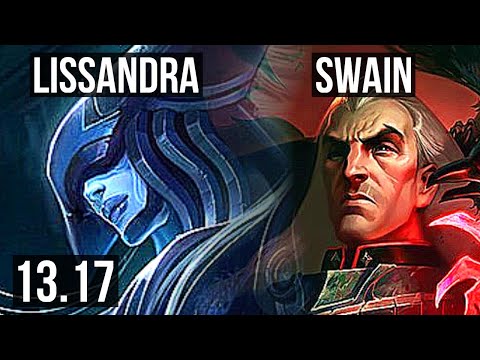 LISSANDRA vs SWAIN (MID) | 2.5M mastery, 1400+ games, 1/0/4 | NA Master | 13.17